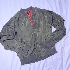 New Look Army Green bomber jacket